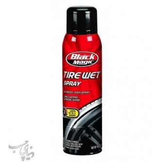 اسپری لاستیک بلک مجیک Black Magic Tire Wet Spray