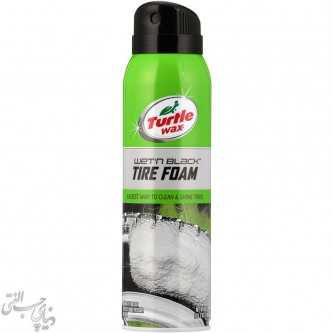 فوم براق کننده لاستیک ترتل وکس Turtle Wax Wet'n Black Tire Foam