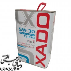 روغن موتور لاکچری 4 لیتری زادو XADO 5W-30 c3 pro SN Synthetic Luxury Drive