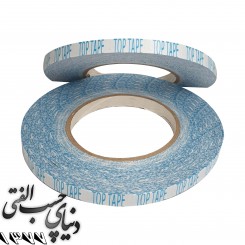 چسب دوطرفه 1 سانت کاغذی سلولزی پوست آبی - تاپ تیپ Top Tape