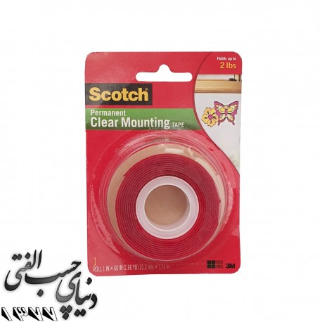 چسب دو طرفه بی رنگ وی اچ بی اسکاچ تری ام 3M Scotch VHB Clear Mounting Tape
