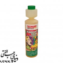 مایع شیشه شوی 1:100 با رایحه لمون راک سوناکس SONAX Clear View 1:100 Concentrate