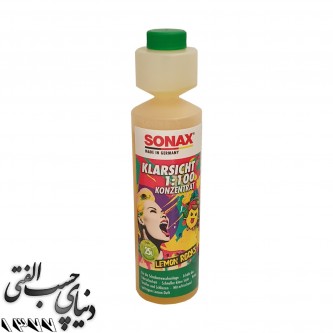 مایع شیشه شوی 1:100 با رایحه لمون راک سوناکس SONAX Clear View 1:100 Concentrate